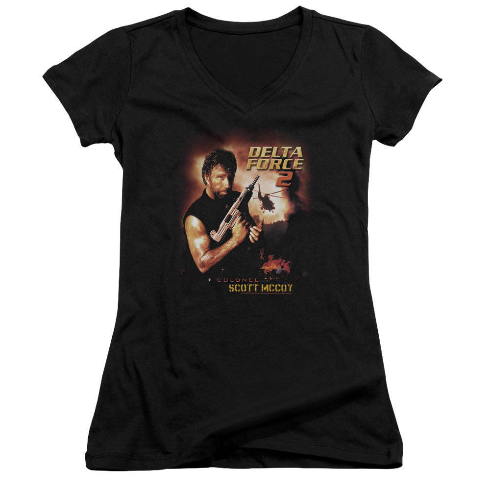 Delta Force - Delta Force 2 Poster - Junior V-neck - Black