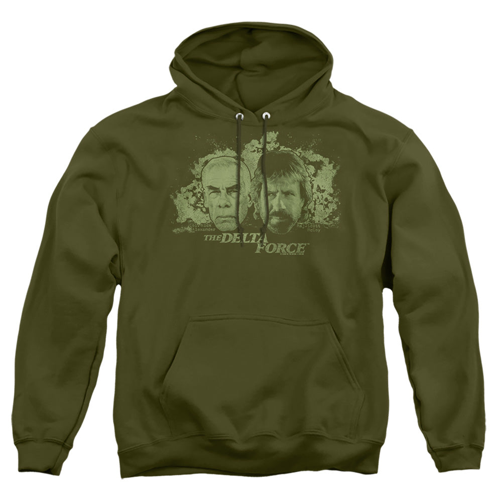 Delta Force - Explosion - Adult Pull-over Hoodie - Military Green