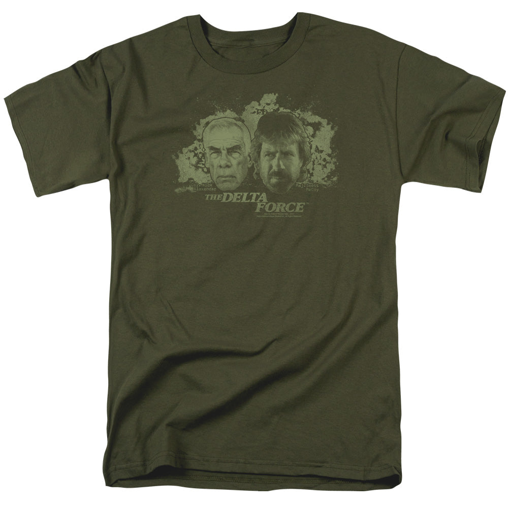 Delta Force - Explosion - Short Sleeve Adult 18/1 - Military Green T-shirt