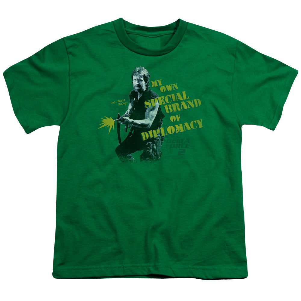 DELTA FORCE 2 SPECIAL DIPLOMACY - S/S YOUTH 18/1 - KELLY GREEN T-Shirt