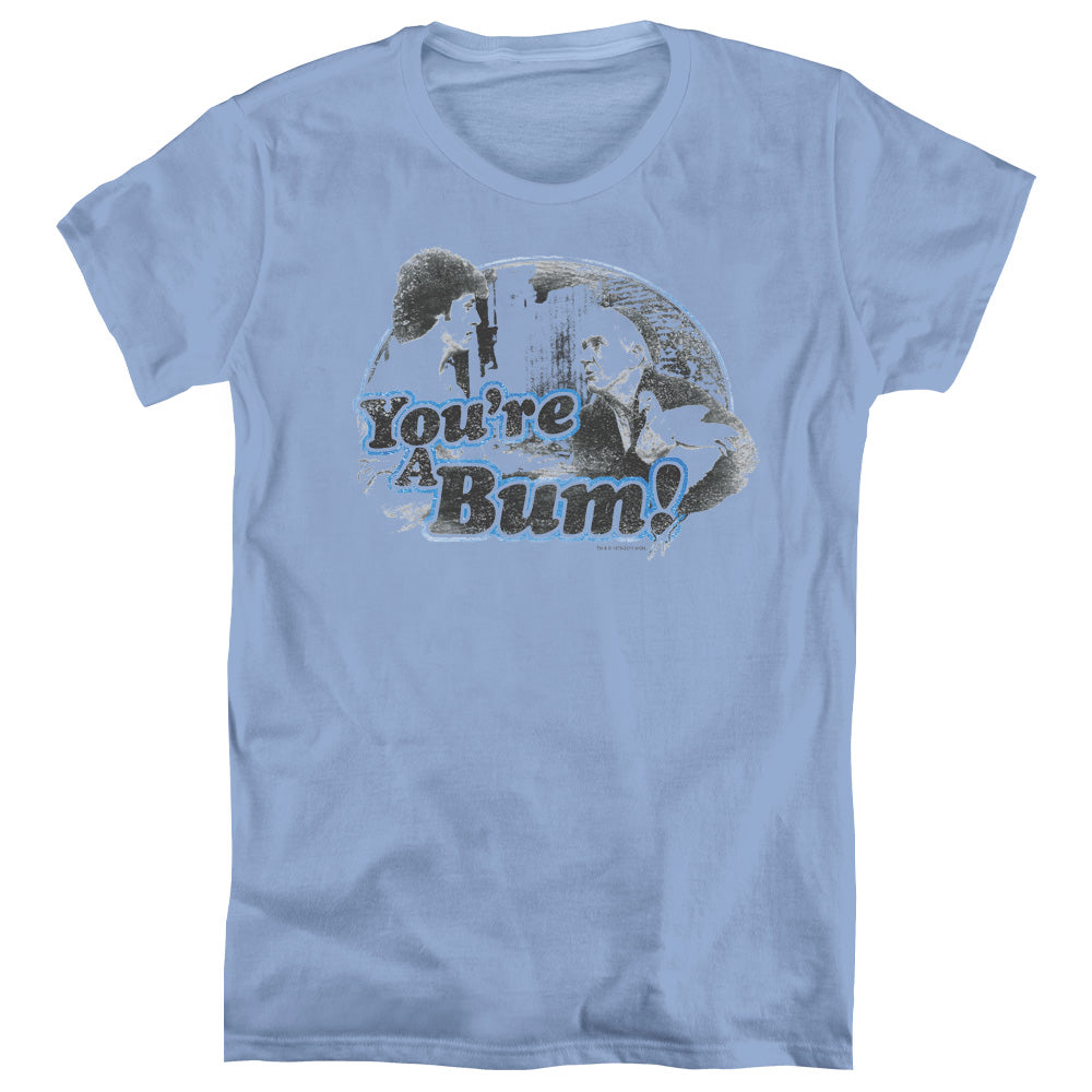 Rocky - Youre A Bum - Short Sleeve Womens Tee - Carolina Blue T-shirt