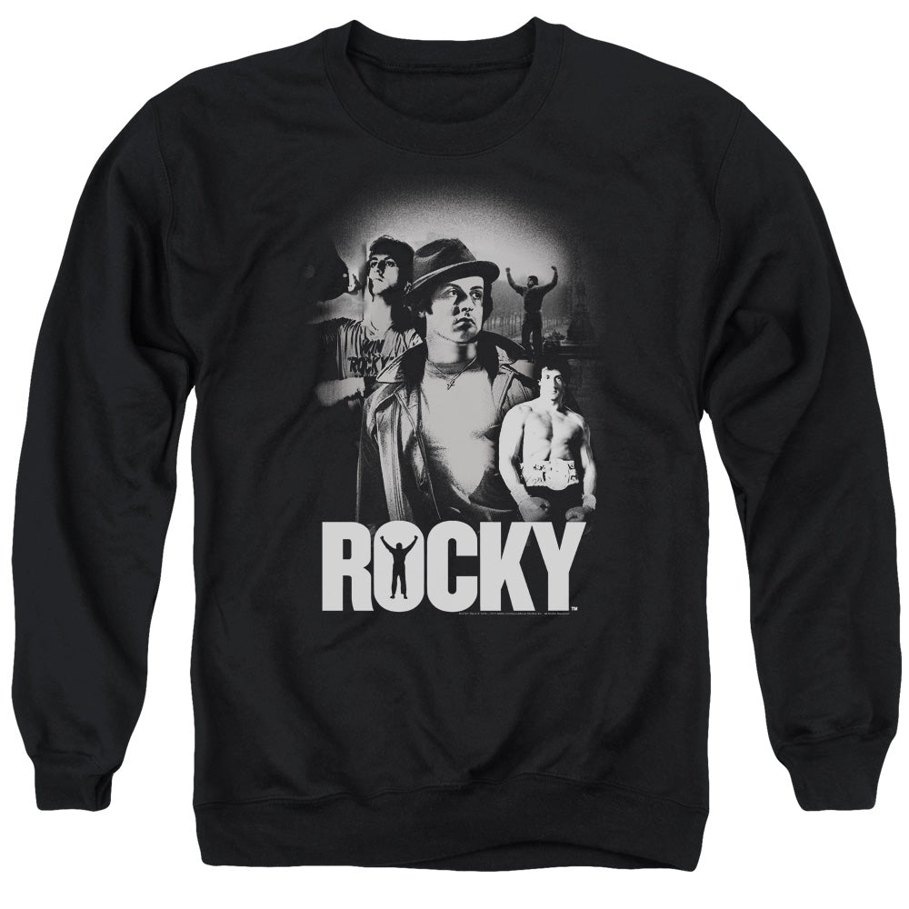 Rocky - Making Of A Champ - Adult Crewneck Sweatshirt - Black