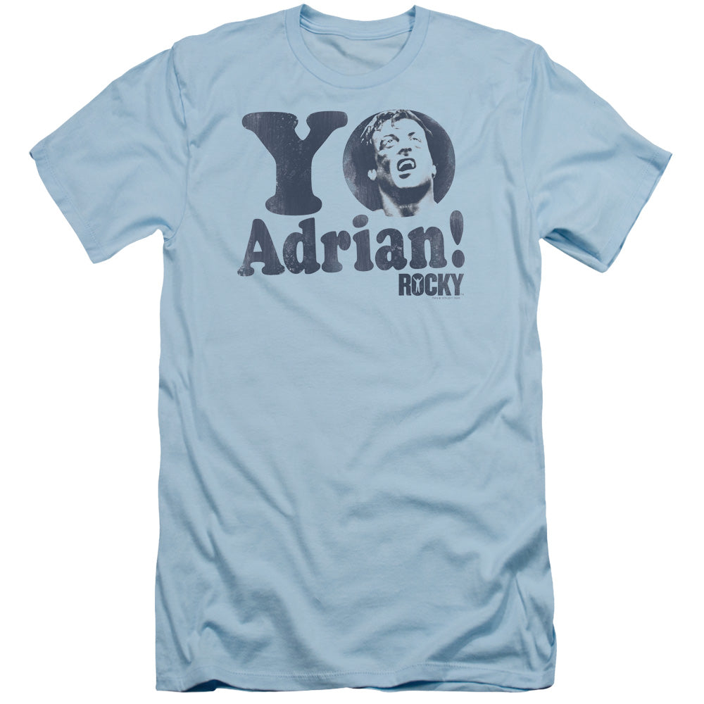 Rocky - Yo Adrian - Short Sleeve Adult 30/1 - Light Blue T-shirt
