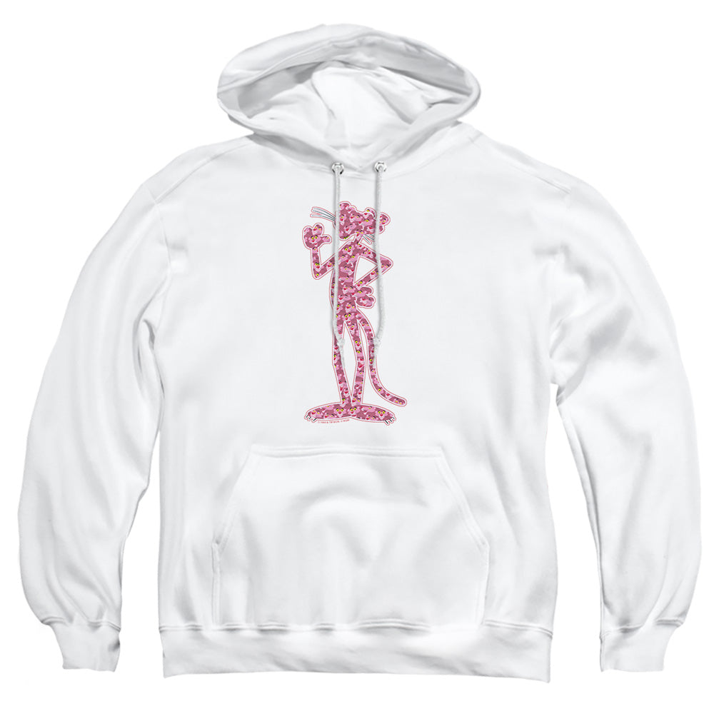 Pink Panther - Heads - Adult Pull-over Hoodie - White