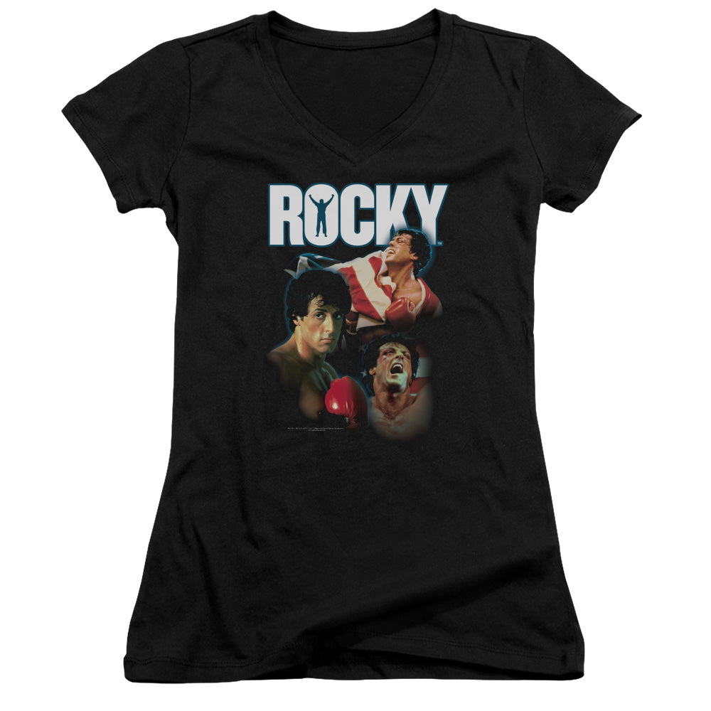 Rocky - I Did It - Junior V-neck - Black