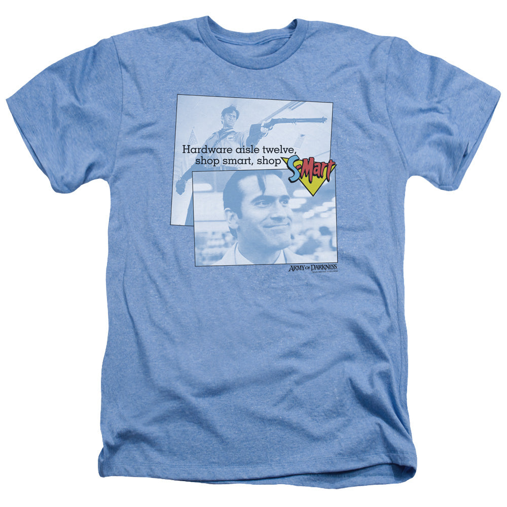ARMY OF DARKNES HOP S MART - ADULT HEATHER - LIGHT BLUE T-Shirt