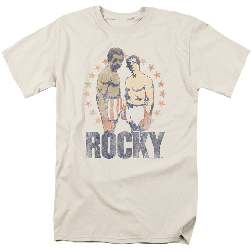 Rocky - Creed And Balboa - Short Sleeve Adult 18/1 - Cream T-shirt