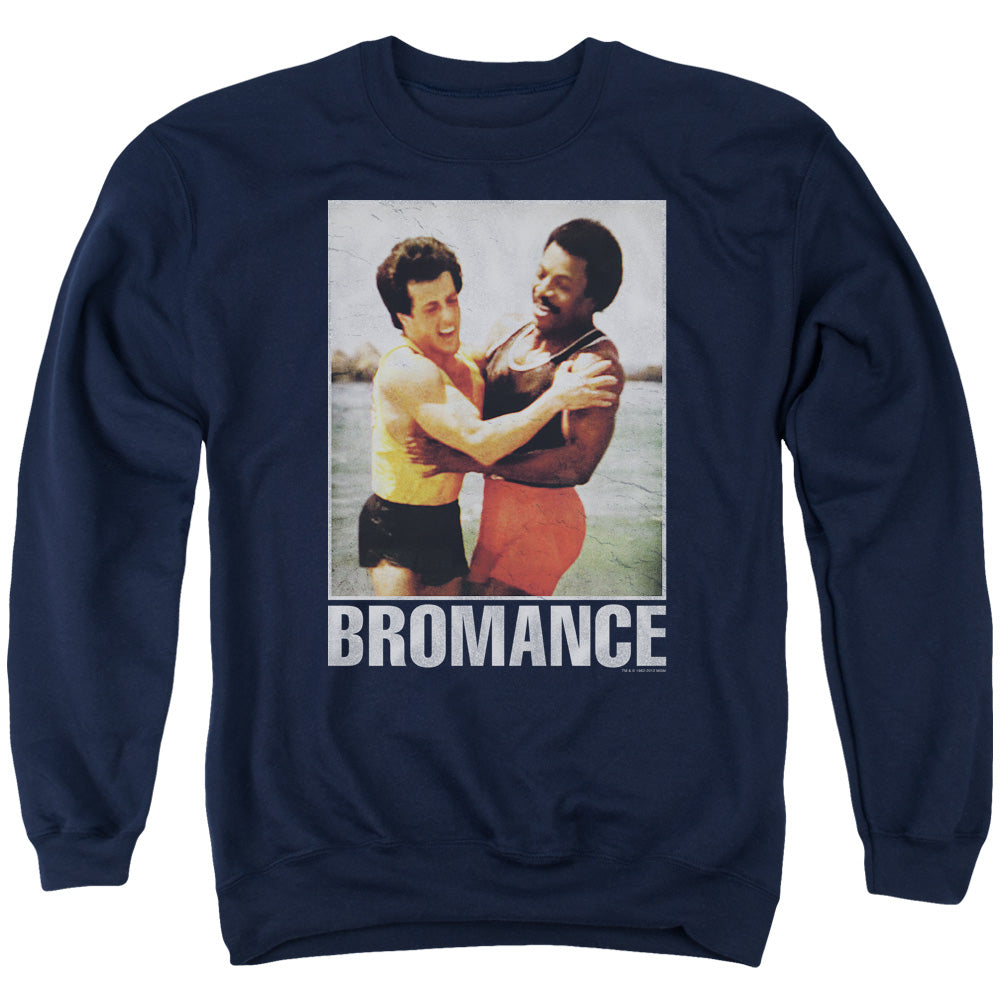 Rocky - Bromance - Adult Crewneck Sweatshirt - Navy