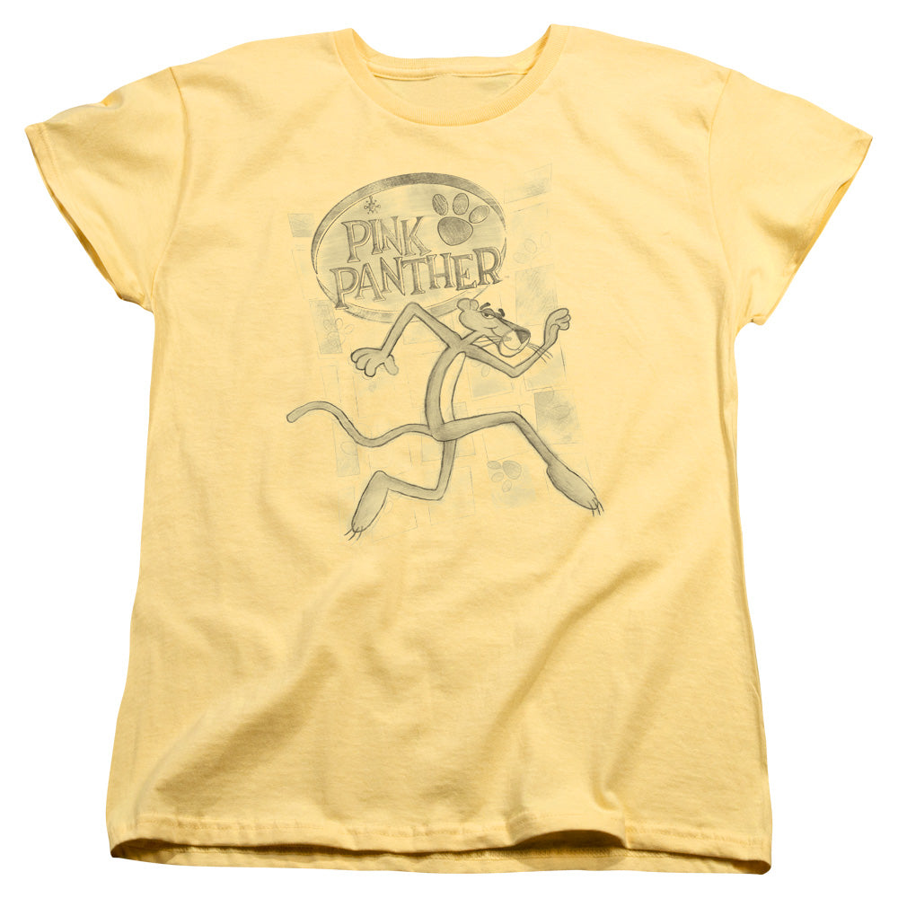 Pink Panther - Catch Me - Short Sleeve Womens Tee - Banana T-shirt