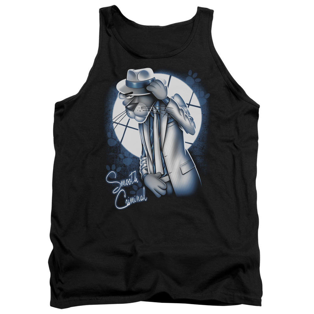Pink Panther - Smooth Criminal - Adult Tank - Black