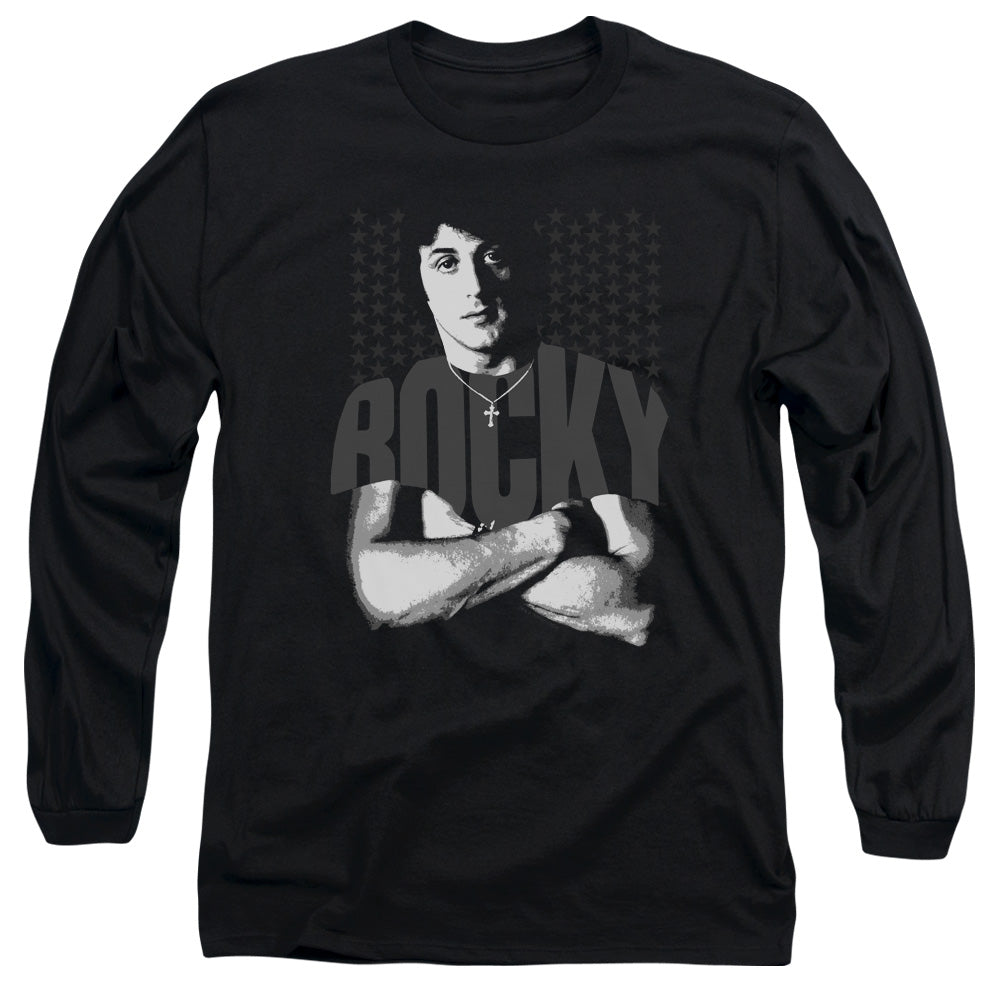 Rocky - Shirt - Long Sleeve Adult 18/1 - Black T-shirt