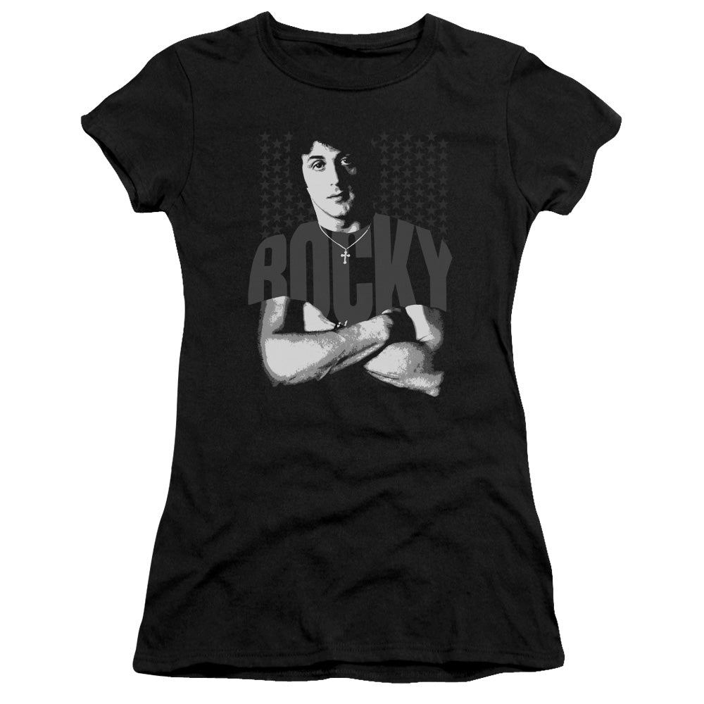Rocky - Shirt - Short Sleeve Junior Sheer - Black T-shirt