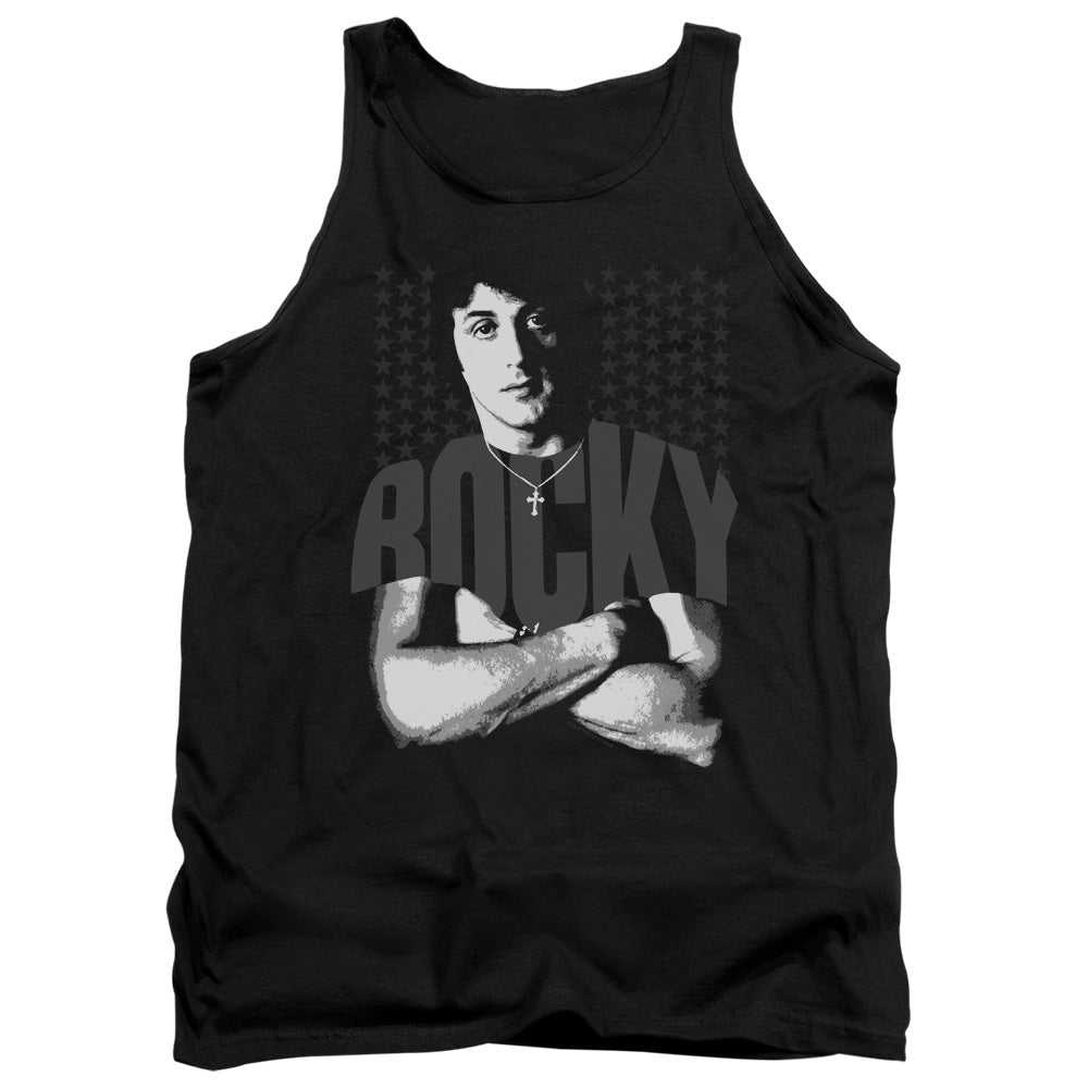 Rocky - Shirt - Adult Tank - Black