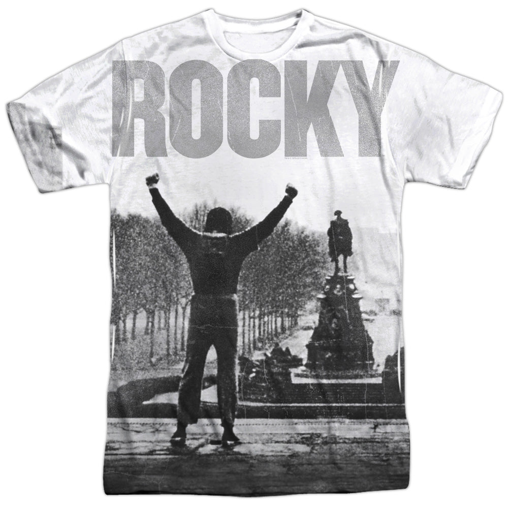 Rocky - Classic Image - Short Sleeve Adult Poly Crew - White T-shirt
