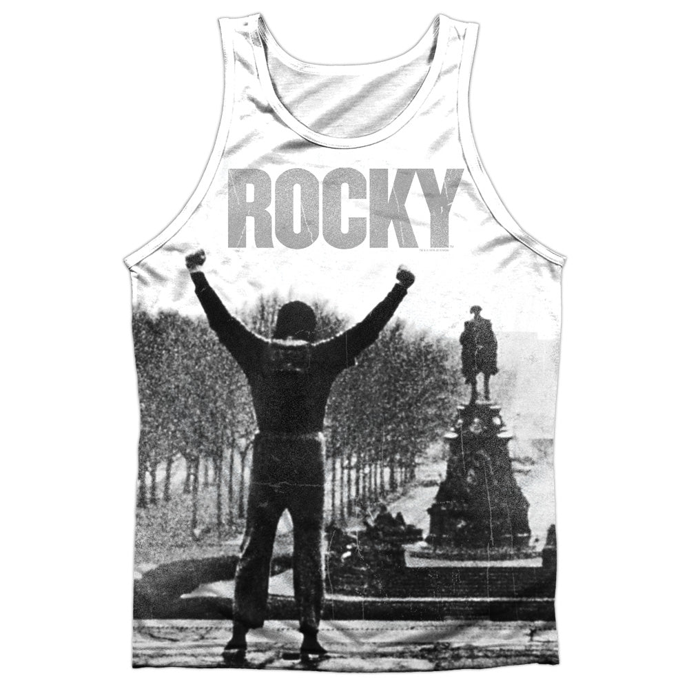 Rocky - Classic Image - Adult 100% Poly Tank Top - White