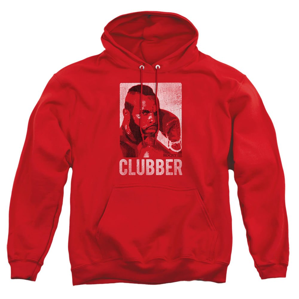 Rocky Iii - Clubber Lang - Adult Pull-over Hoodie - Red