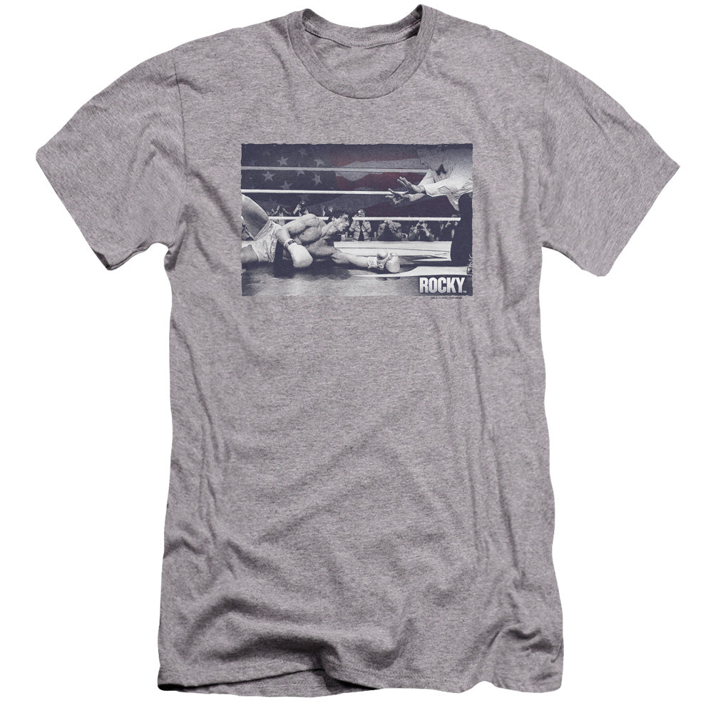 Rocky - American Will-premuim Canvas Adult Slim Fit 30/1 - Athletic Heather