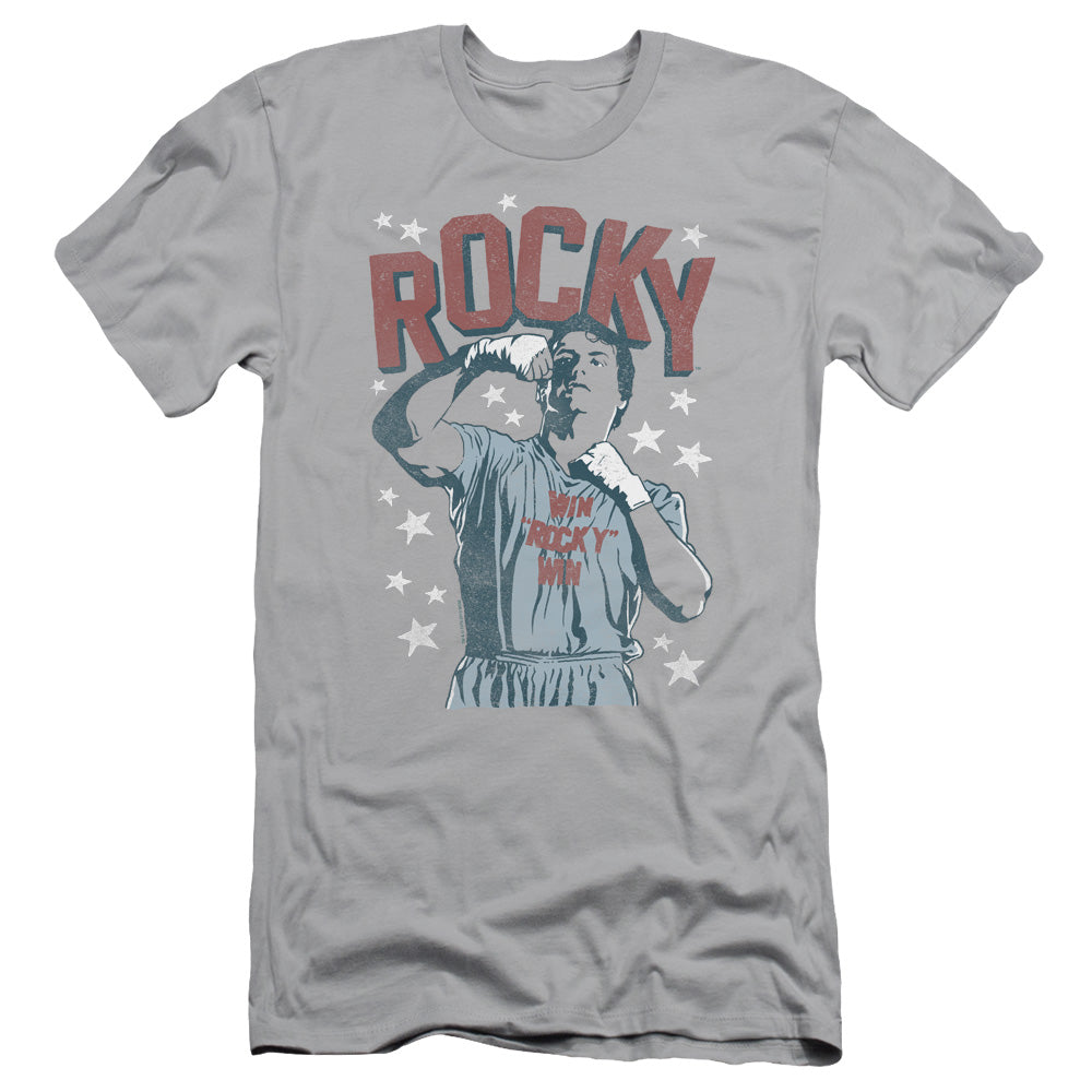 Rocky - In Training - Short Sleeve Adult 30/1 - Silver T-shirt