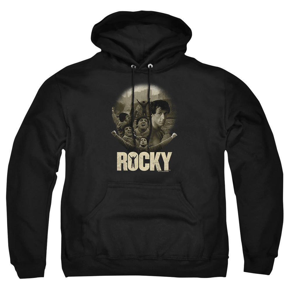 Rocky - Feeling Strong - Adult Pull-over Hoodie - Black