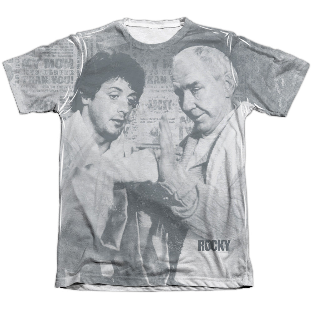 Rocky - Ready - Adult Poly/cotton Short Sleeve Tee - White T-shirt