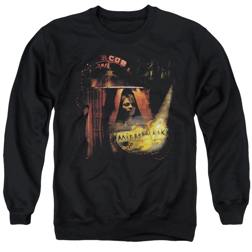 Mirrormask - Big Top Poster - Adult Crewneck Sweatshirt - Black