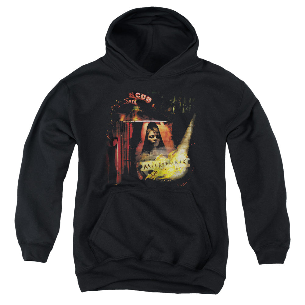 Mirrormask Big Top Poster-youth Pull-over Hoodie - Black
