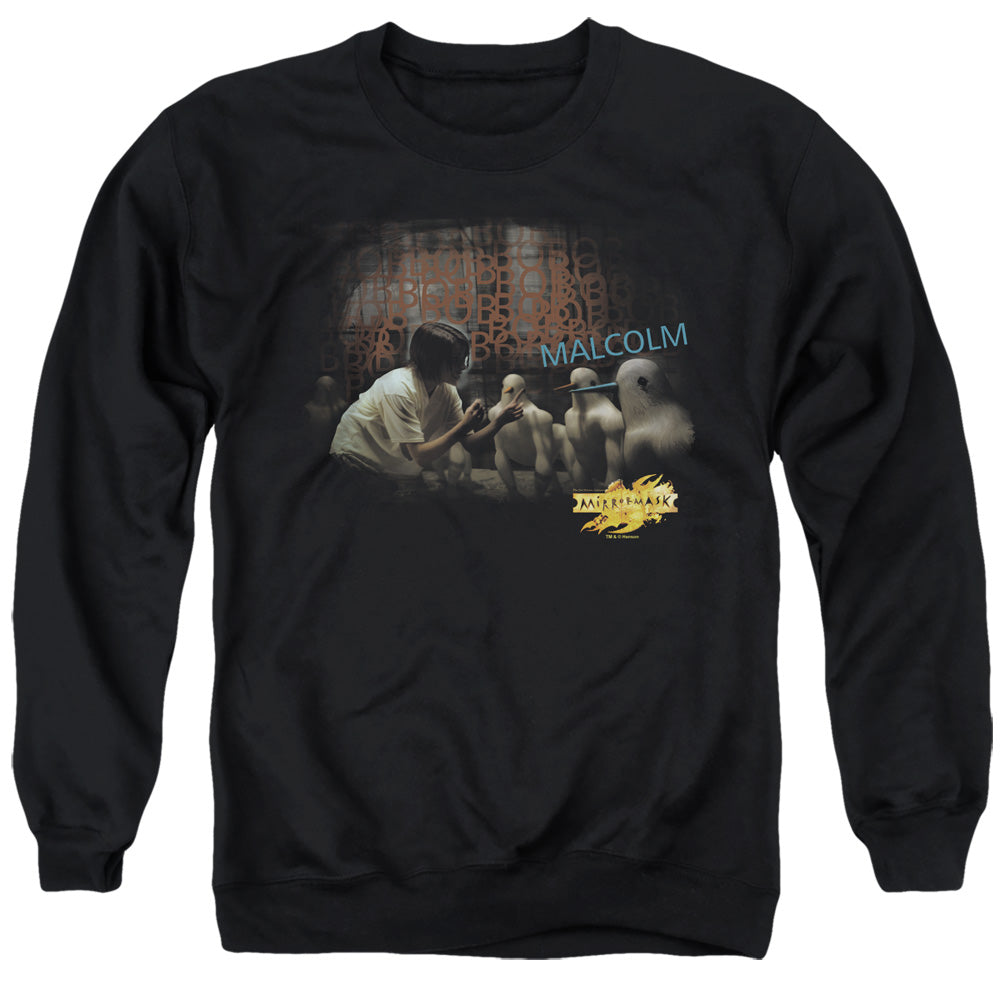 Mirrormask - Bob Malcolm - Adult Crewneck Sweatshirt - Black