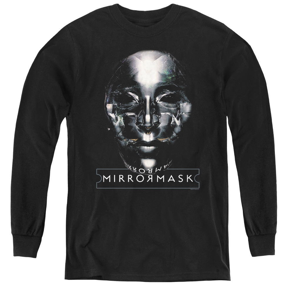 Mirrormask - Mask - Youth Long Sleeve Tee - Black