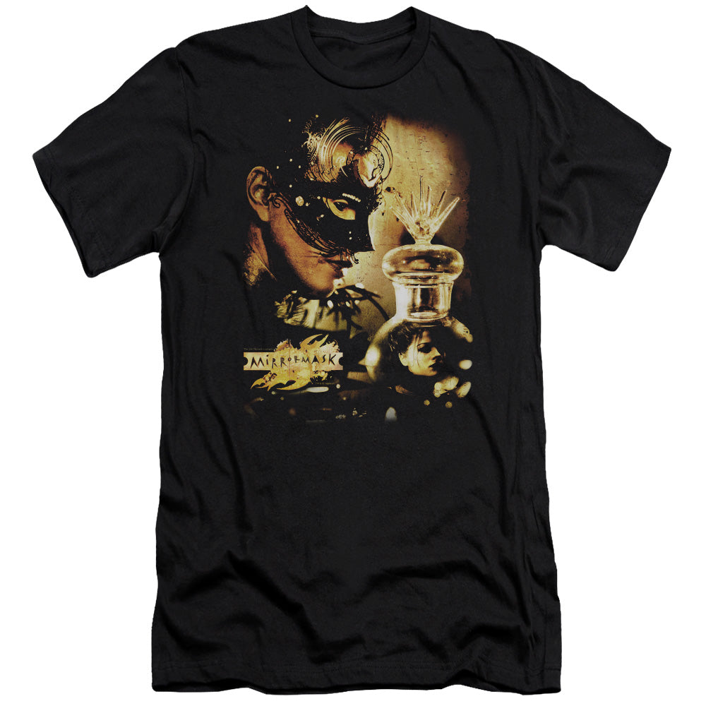 Mirrormask - Trapped-premuim Canvas Adult Slim Fit 30/1 - Black