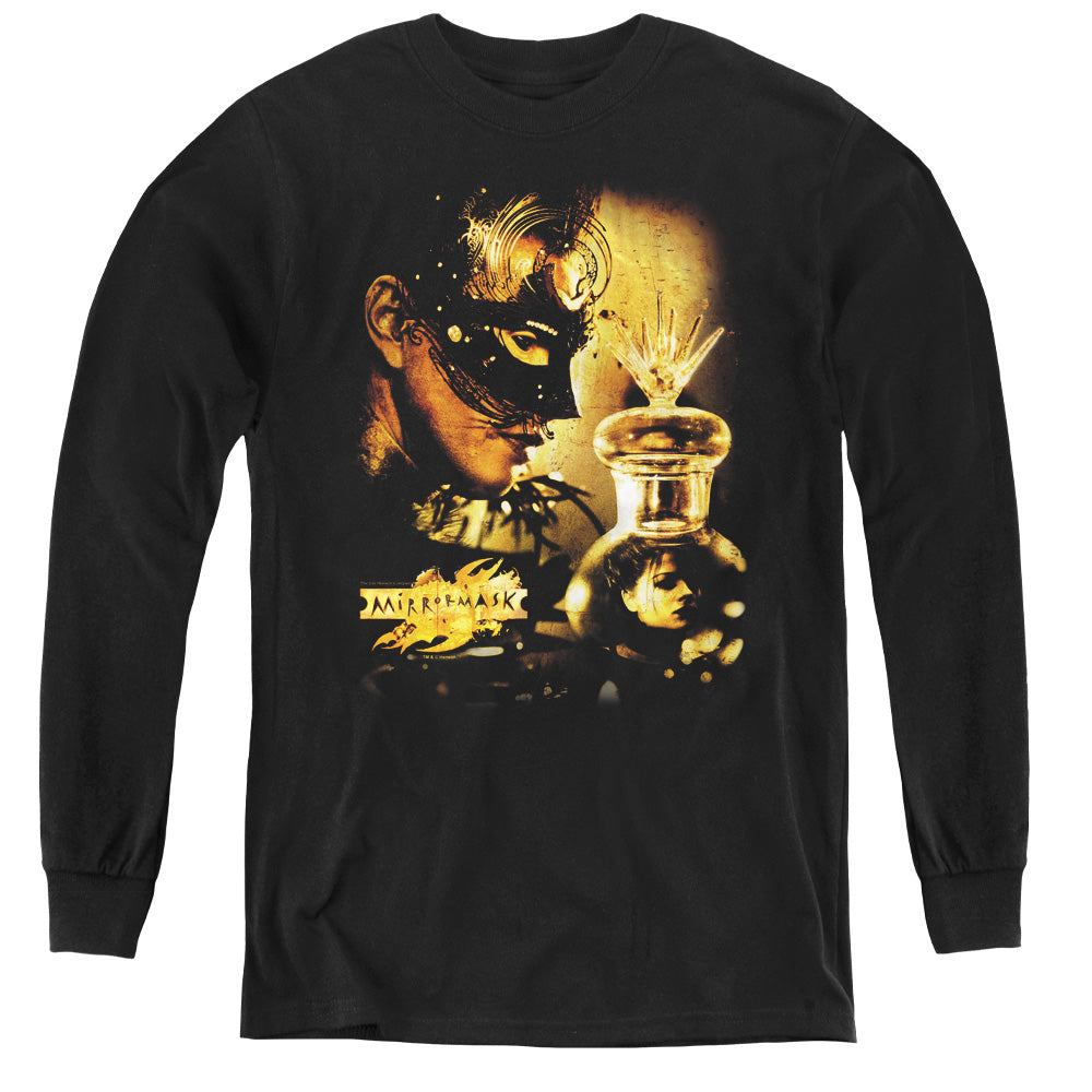 Mirrormask Trapped - Youth Long Sleeve Tee - Black
