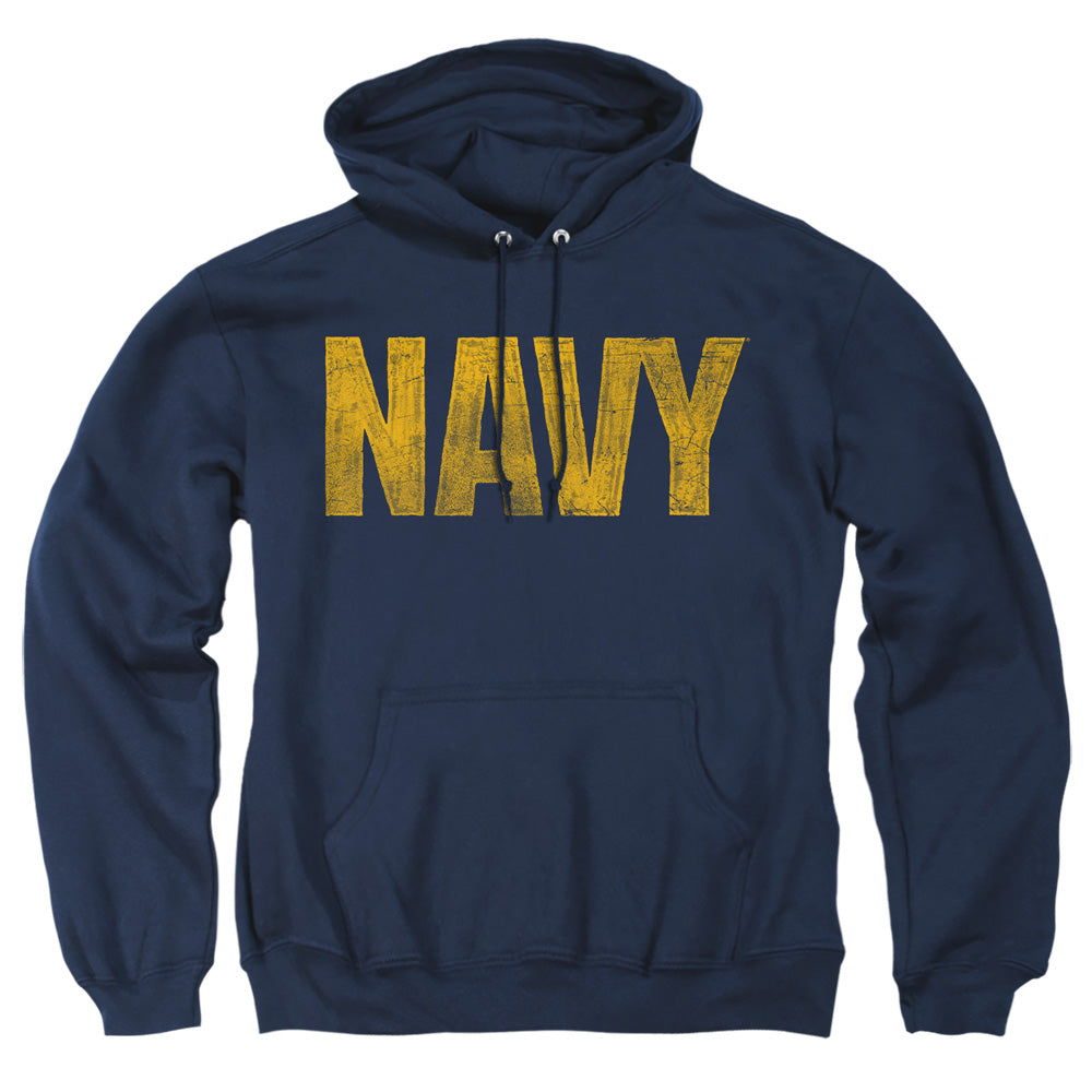 Navy - Logo - Adult Pull-over Hoodie - Navy