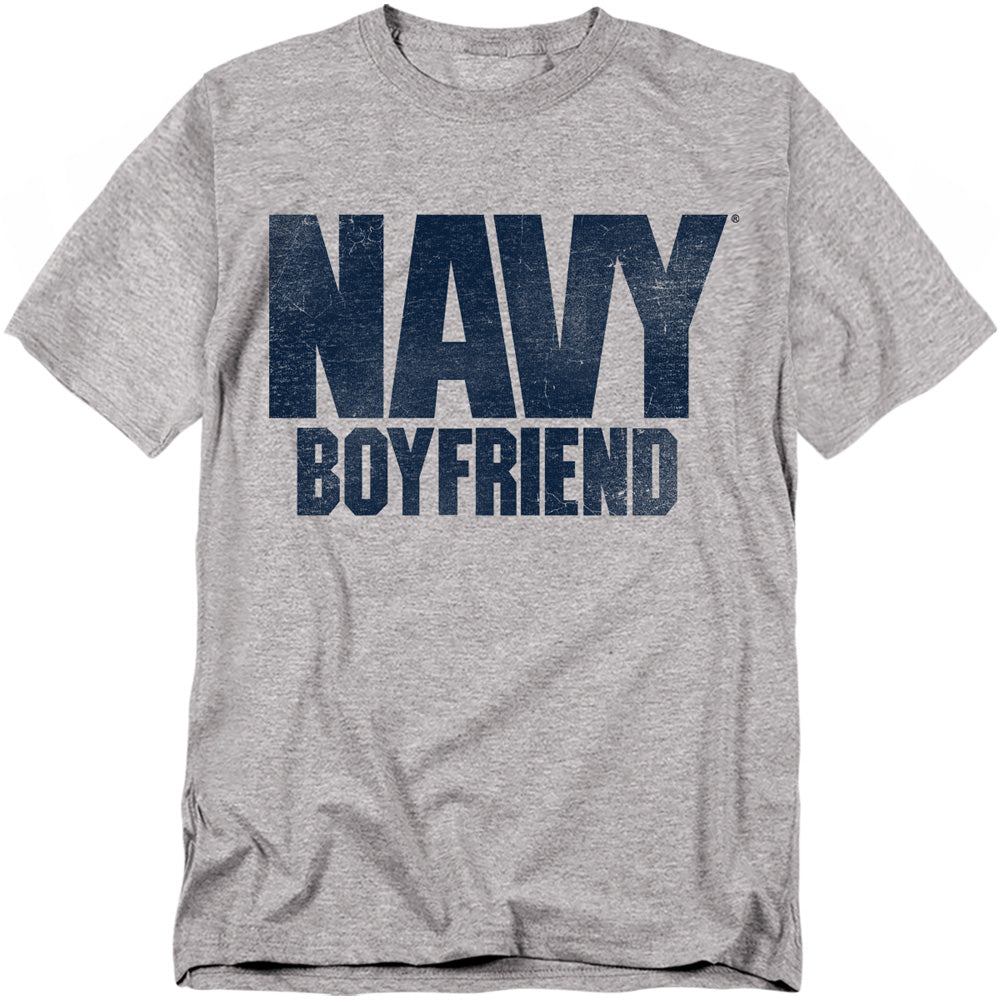 Navy - Boyfriend - Short Sleeve Adult 18/1 - Athletic Heather T-shirt