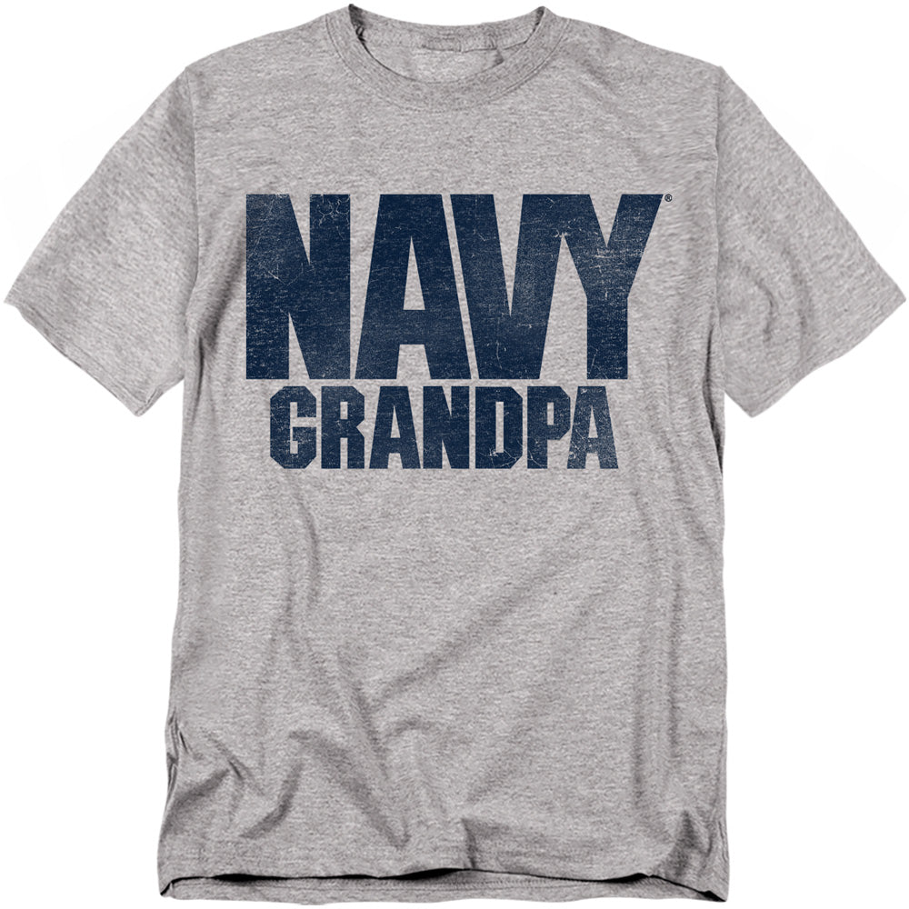 Navy - Grandpa - Short Sleeve Adult 18/1 - Athletic Heather T-shirt