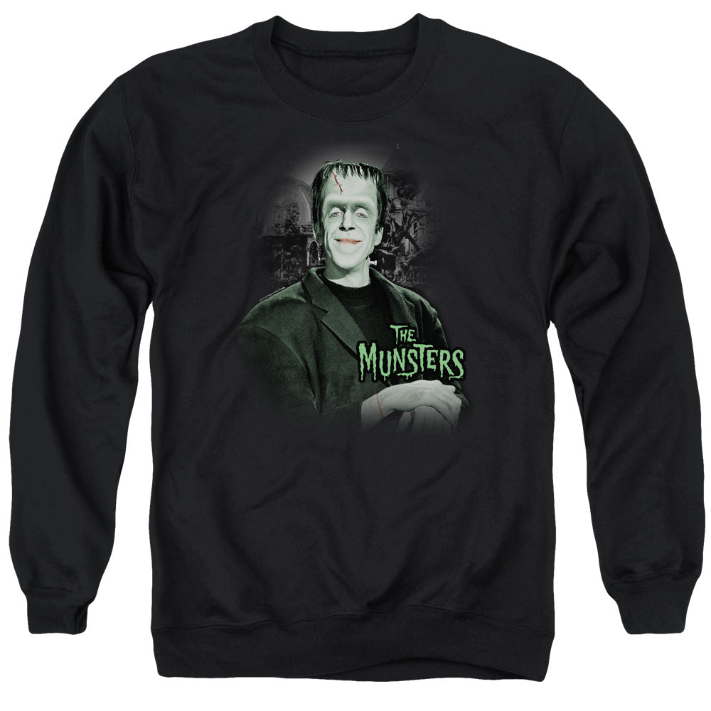 The Munsters - Man Of The House - Adult Crewneck Sweatshirt - Black