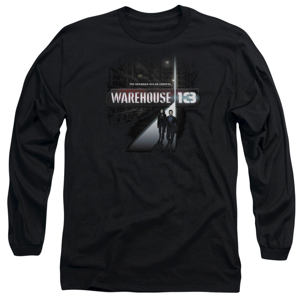 Warehouse 13 - The Unknown - Long Sleeve Adult 18/1 - Black T-shirt