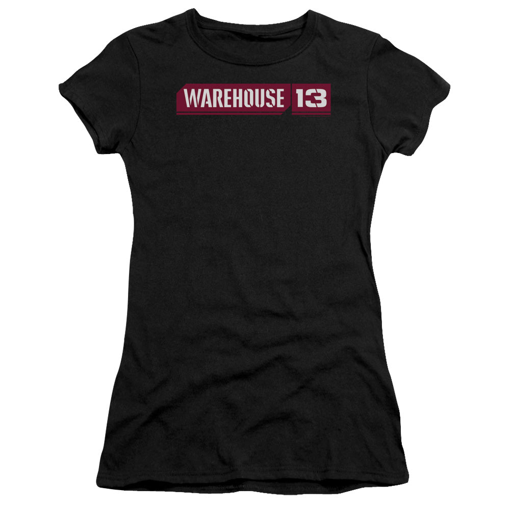 Warehouse 13 - Logo - Short Sleeve Junior Sheer - Black T-shirt