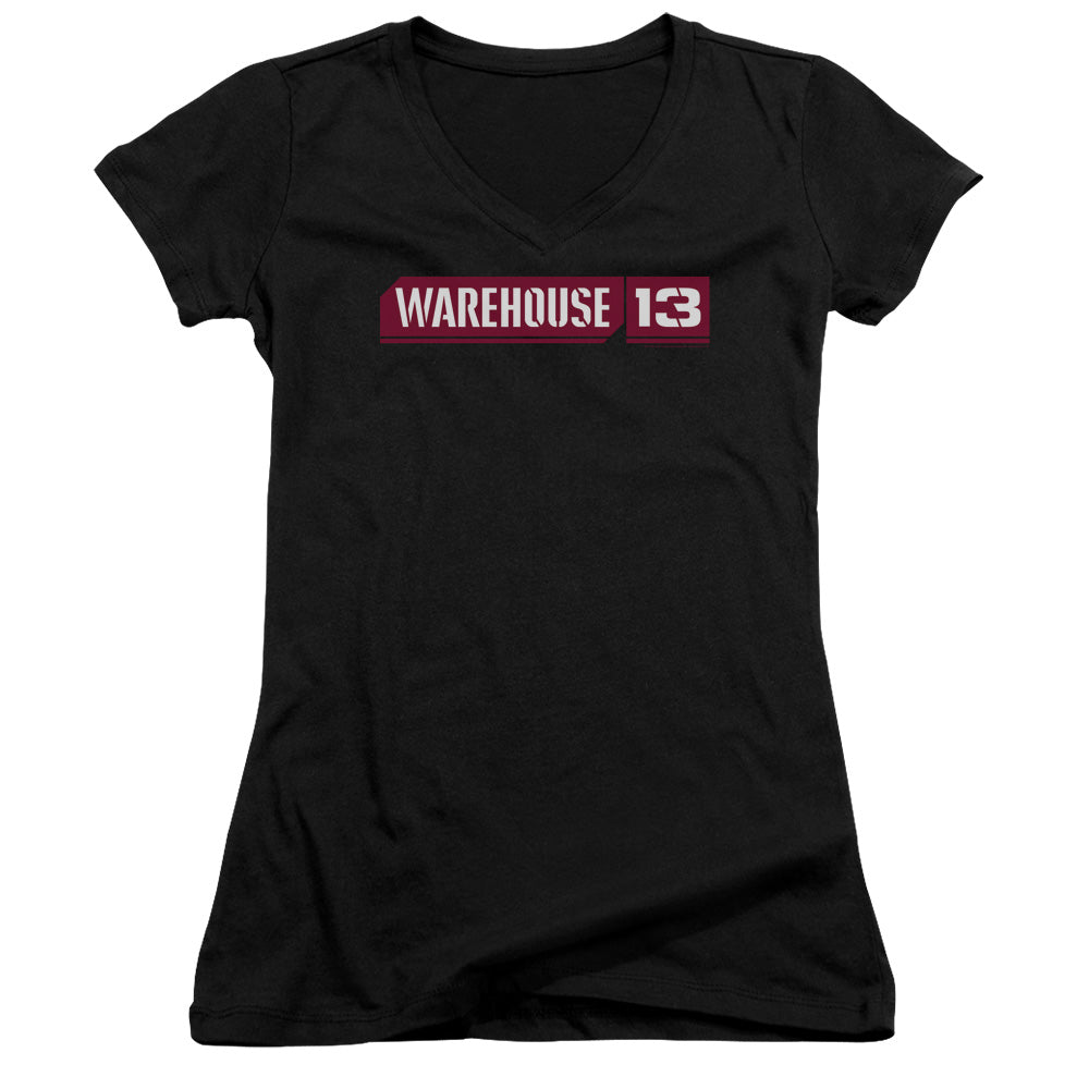 Warehouse 13 - Logo - Junior V-neck - Black