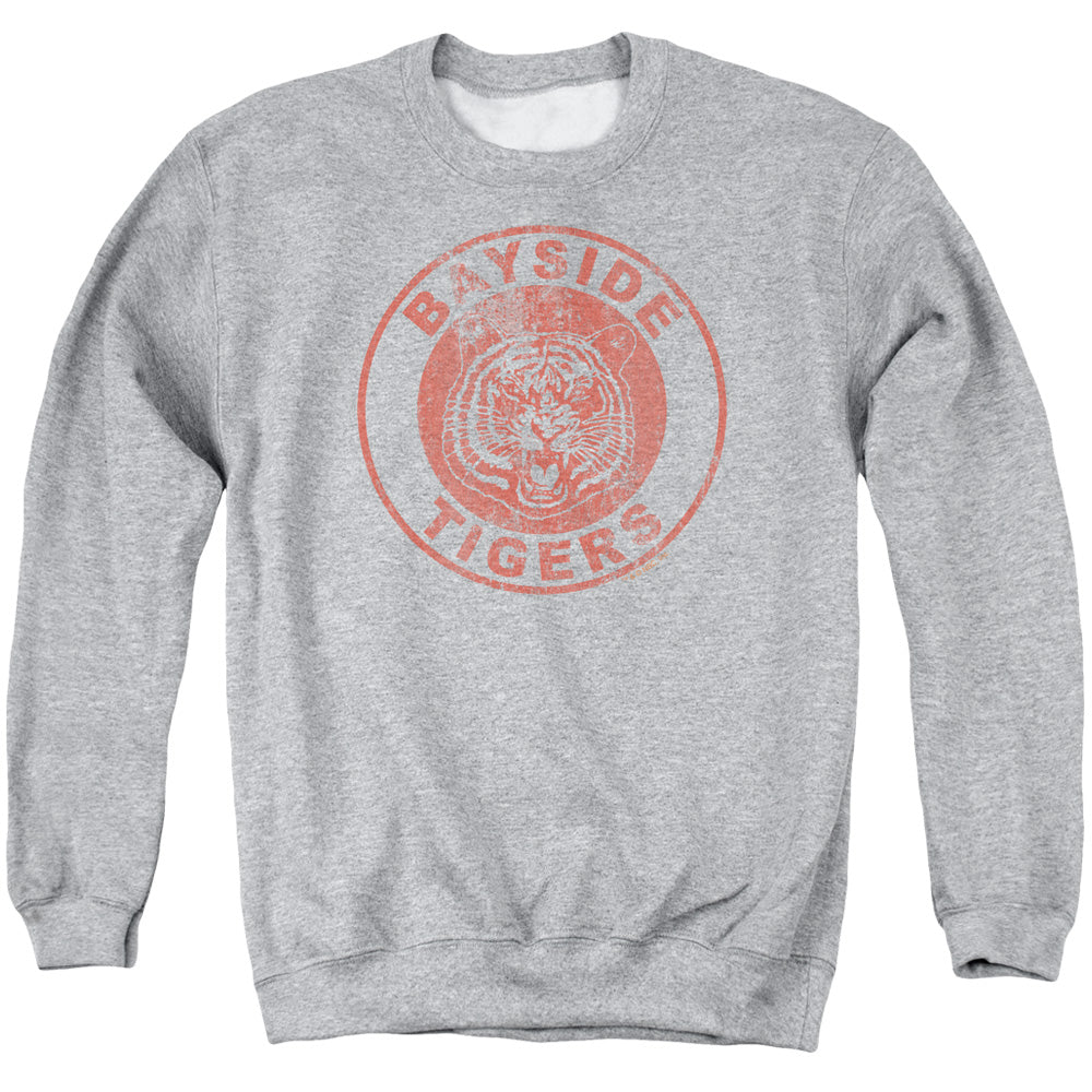 Saved By The Bell - Tigers - Adult Crewneck Sweatshirt - Athletic Heather