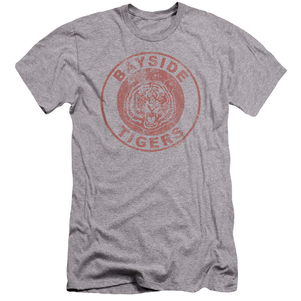 Saved By The Bell - Tigers-premuim Canvas Adult Slim Fit 30/1 - Athletic Heather