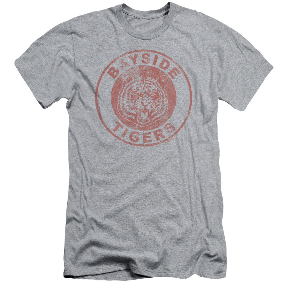 Saved By The Bell - Tigers - Short Sleeve Adult 30/1 - Athletic Heather T-shirt