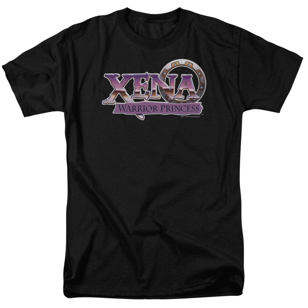 Xena - Logo - Short Sleeve Adult 18/1 - Black T-shirt