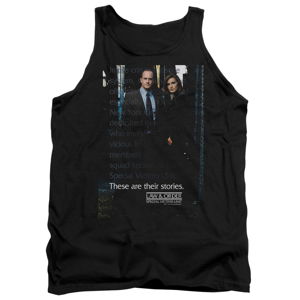 Law And Order Svu - Svu - Adult Tank - Black