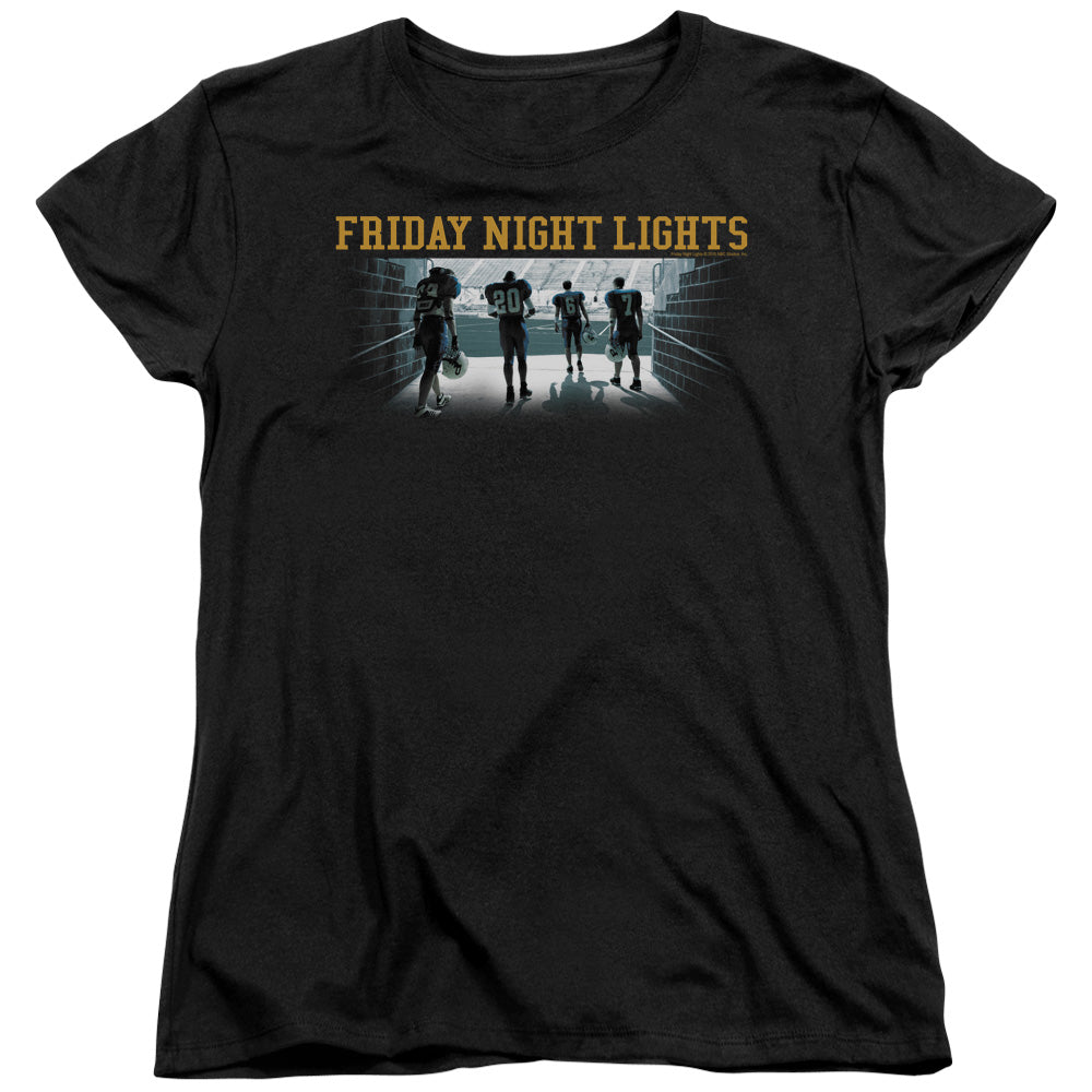 Friday Night Lights - Game Time - Short Sleeve Womens Tee - Black - Sm - Black T-shirt