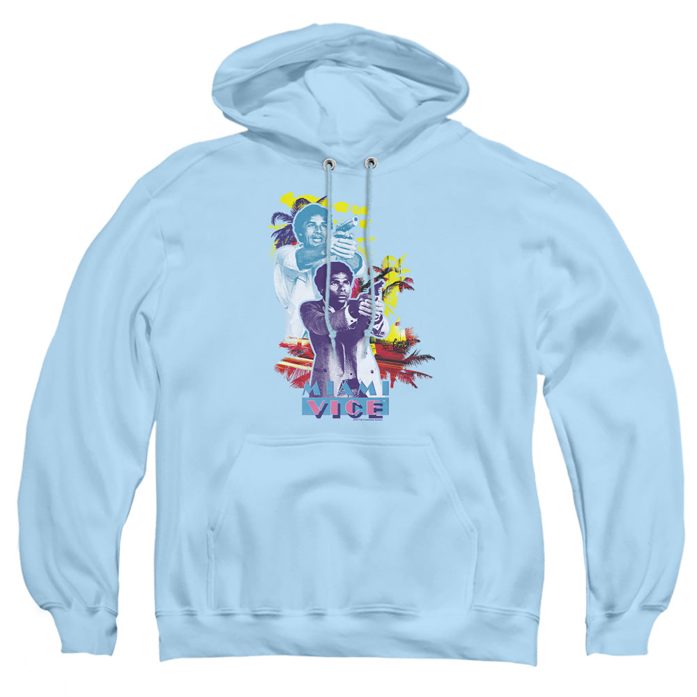 Miami Vice - Freeze - Adult Pull-over Hoodie - Light Blue