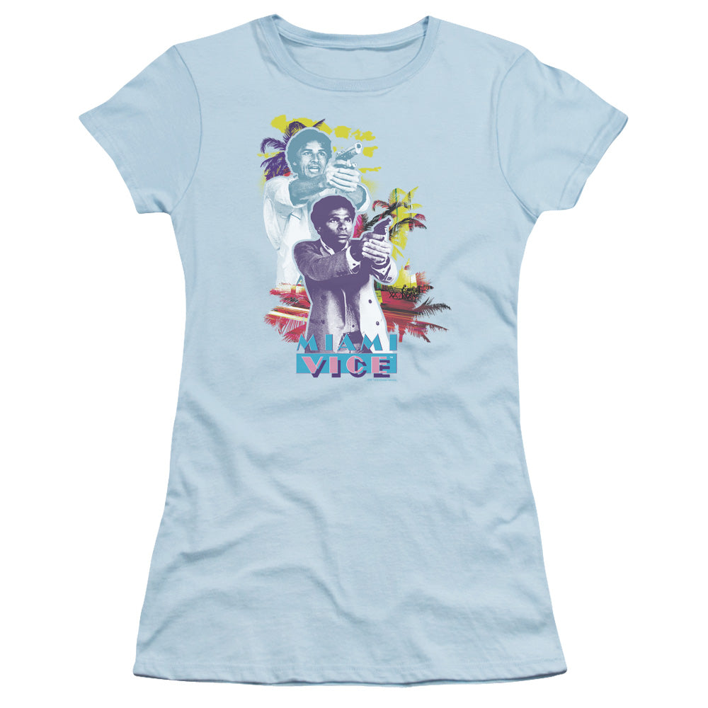 MIAMI VICE FREEZE - S/S JUNIOR SHEER - LIGHT BLUE T-Shirt