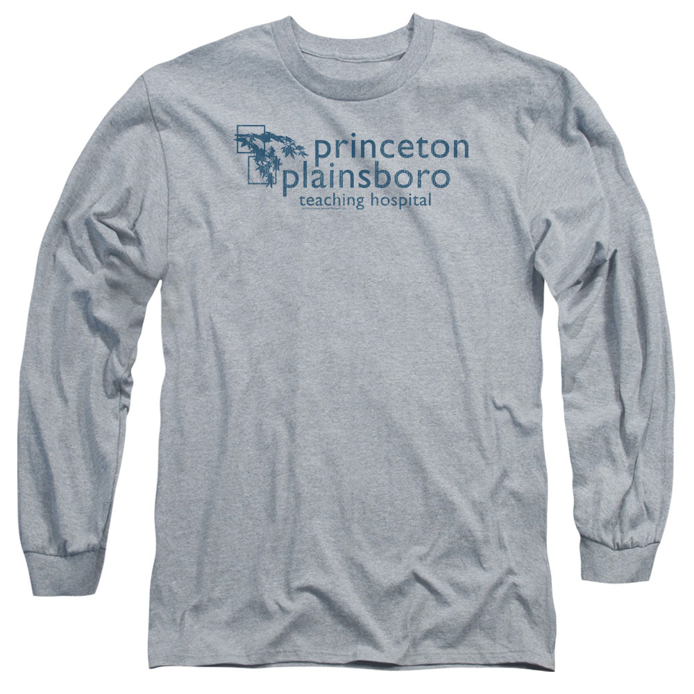 House - Princeton Plainsboro - Long Sleeve Adult 18/1 - Athletic Heather T-shirt