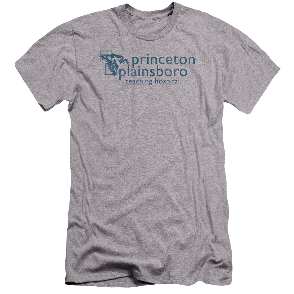 House - Princeton Plainsboro-premuim Canvas Adult Slim Fit 30/1 - Athletic Heather