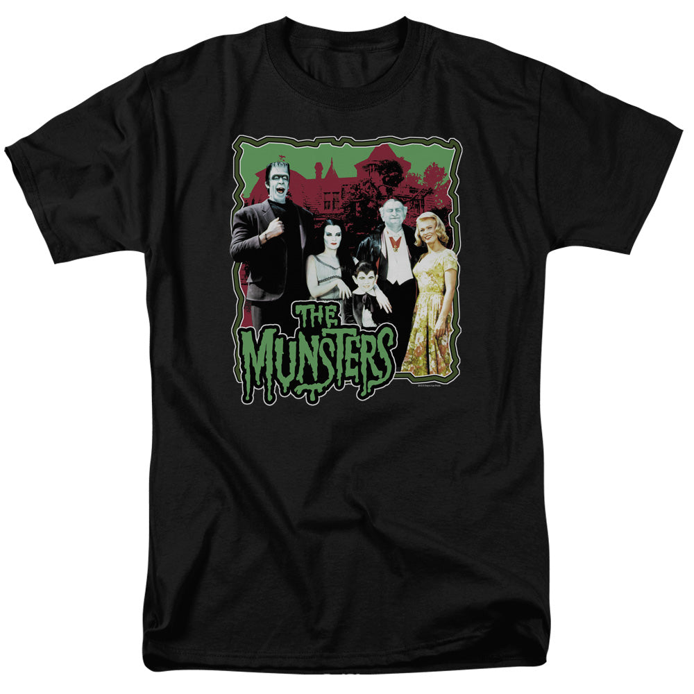 The Munsters - Normal Family - Short Sleeve Adult 18/1 - Black T-shirt