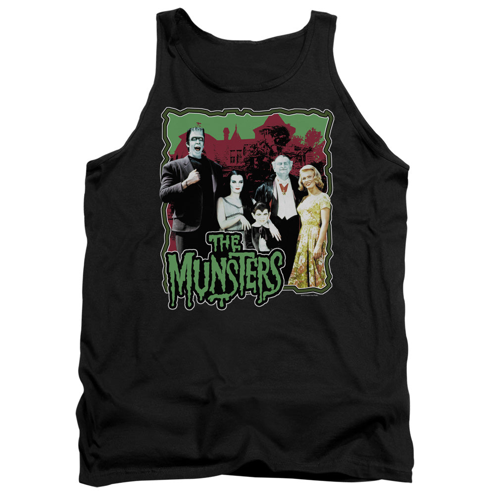 The Munsters - Normal Family - Adult Tank - Black