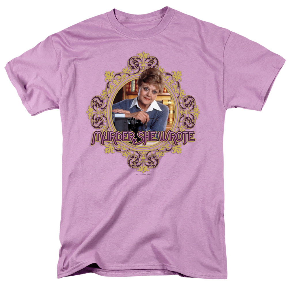 Murder She Wrote - Jessica - Short Sleeve Adult 18/1 - Lavendar T-shirt